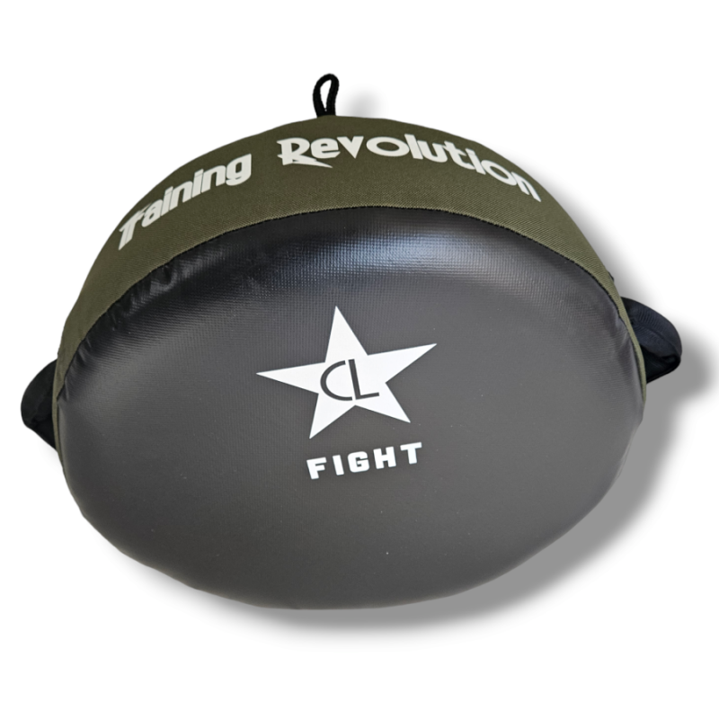 Rond slagschild - Khaki Rond slagschild - Khaki