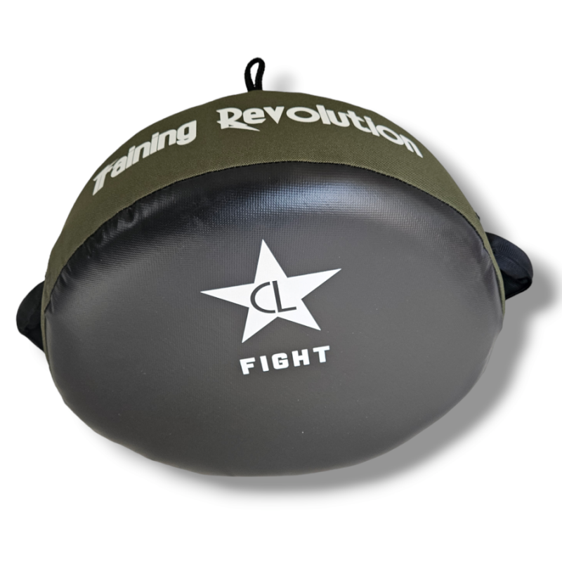 Round shield boxing - Khaki