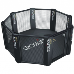 MMA cage 4x4m with tatamis & cover