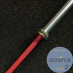 Barra de Halterofilia Rojo Sangre - 20 kg