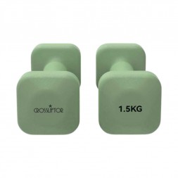 Mancuernas cuadradas PVC - Par