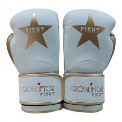 Gants de Boxe Elite - Blanc - la paire
