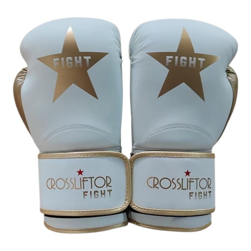 Gants de Boxe Elite - Blanc - la paire