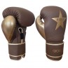 Elite Boxing Gloves - Brown - per pair