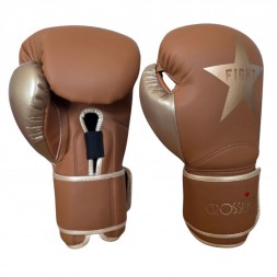 Gants de Boxe Elite - Marron Clair - la paire