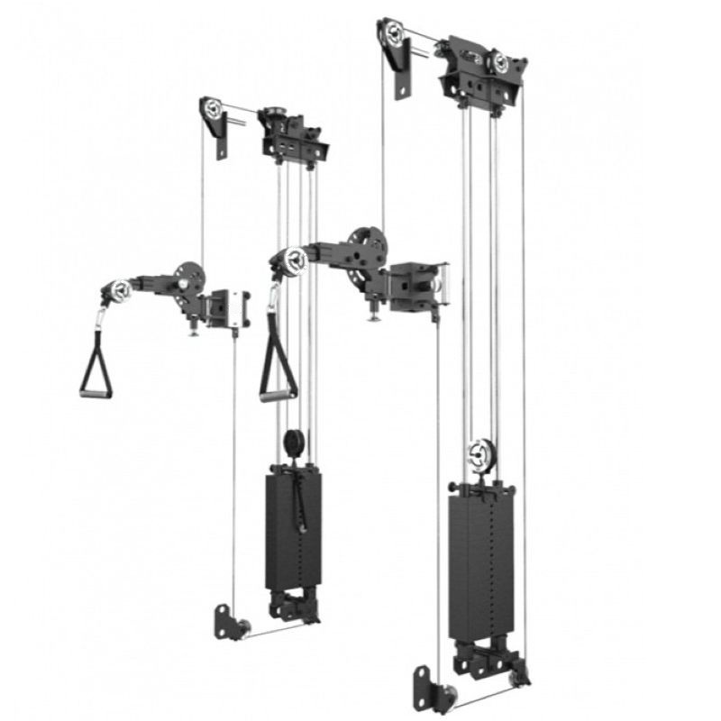 Pivot arm pulley kit - Weight column - Pair