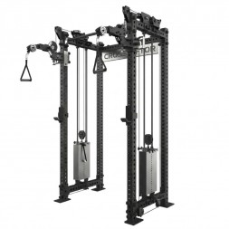 Rack para poleas con brazos giratorios - Columna de pesas