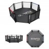 Cage MMA 7m coin bleu et rouge