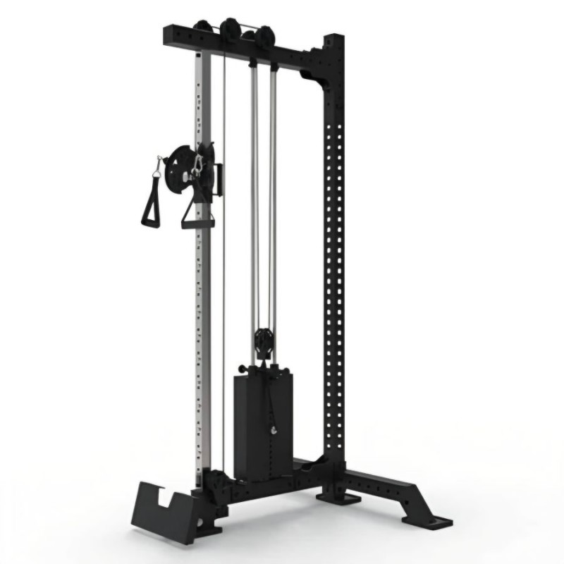 Double grip self-supporting pulley - Weight column