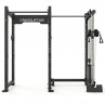 Squat rack double grip pulley