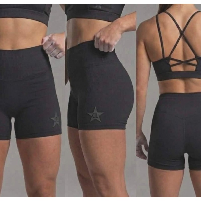 Shorts y sujetador Grind - Negro Shorts y sujetador Grind - Negro