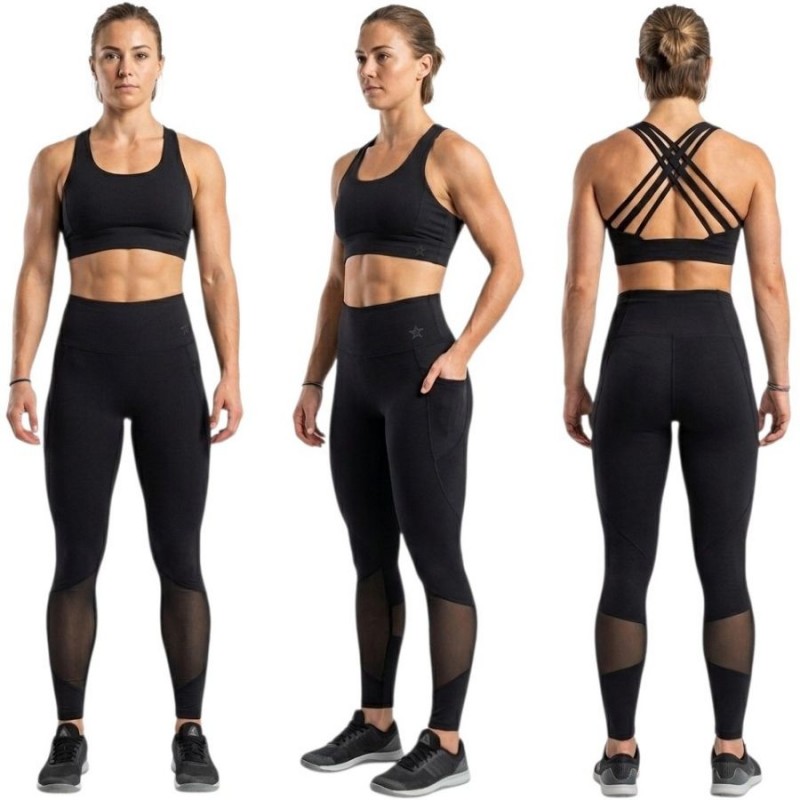 Legging et brassière Sculpt - Noir