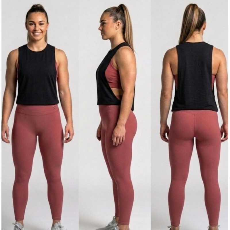 Legging et brassière Grind - Terracotta