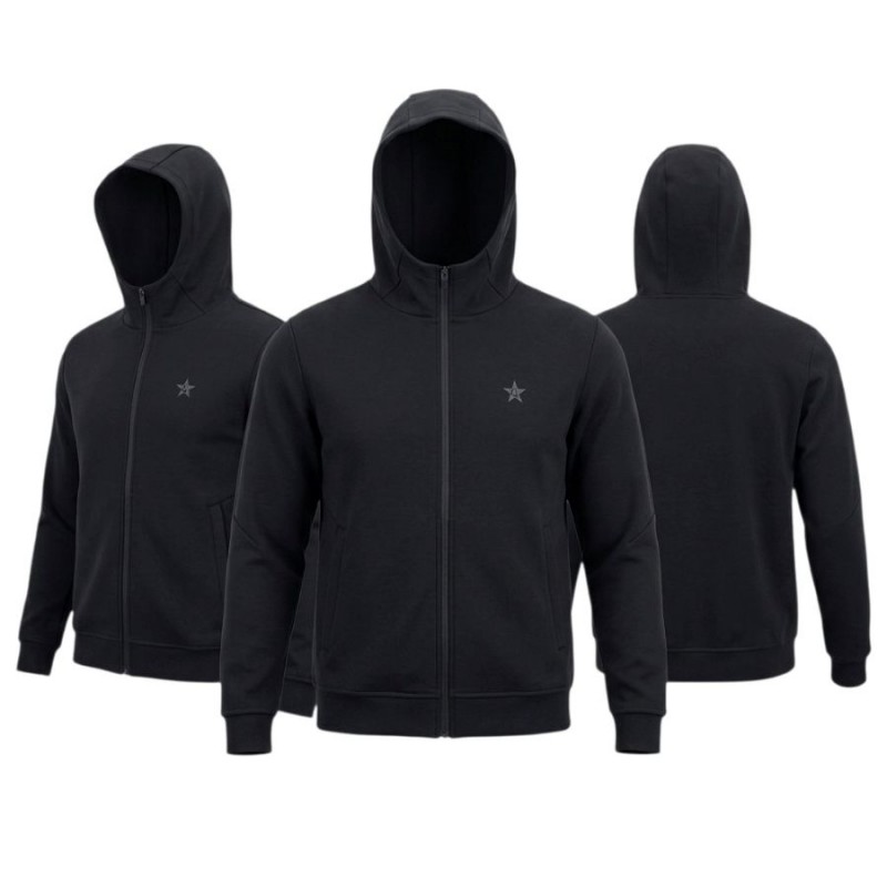 Sweat Zippé Stealth - Noir