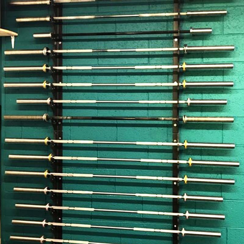 Wall rack for 8-Barbells 2