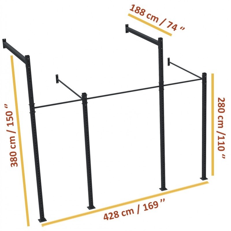 Rust Wallmount  Rig Muscle Up - 3 posts