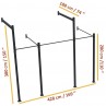 Jaula de pared Muscle up rust 188 x 428 cm