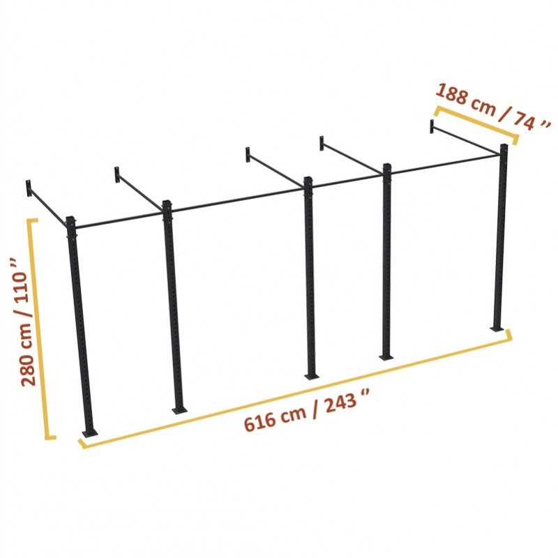 Tank Wallmount Rig - 4 posts