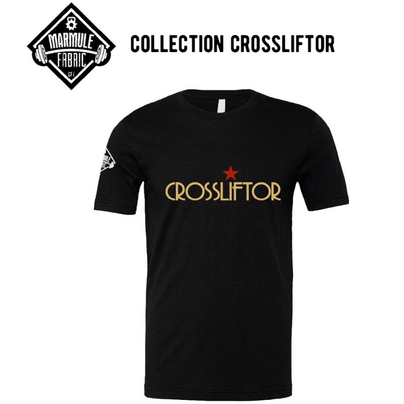 T-Shirt CrossLiftor Homme - Noir
