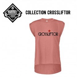 Mauve Rolled Sleeve T-Shirt