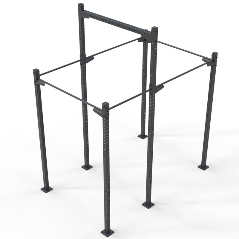 Rust outdoor muscle up rig - 2 stations