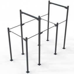 Jaula Rust Muscle Up - 3 estaciones