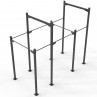 Rust Outdoor Muscle Up Rig - 3 stations