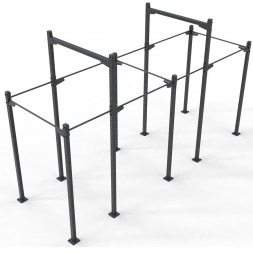 Jaula exterior Rust Muscle Up - 4 posiciones