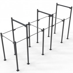 Jaula de óxido para exteriores Muscle Up - 5 estaciones