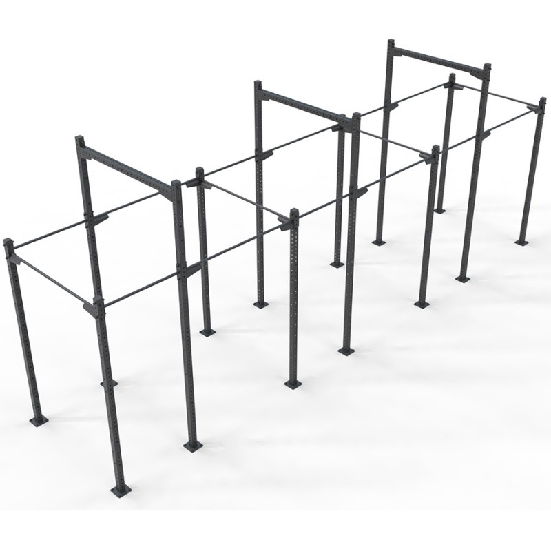 Rust Outdoor Muscle Up rig - 6 stations