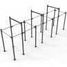Rust Outdoor Muscle Up rig - 6 stations