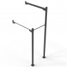 Rust Outdoor Wallmount Muscle Up Rig - 1 station