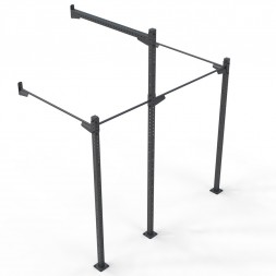 Jaula de pared exterior RUST Muscle Up - 2 estaciones