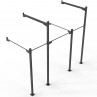Jaula de pared exterior RUST Muscle Up - 3 posiciones