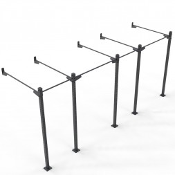 Cage Murale TANK 4 couloirs