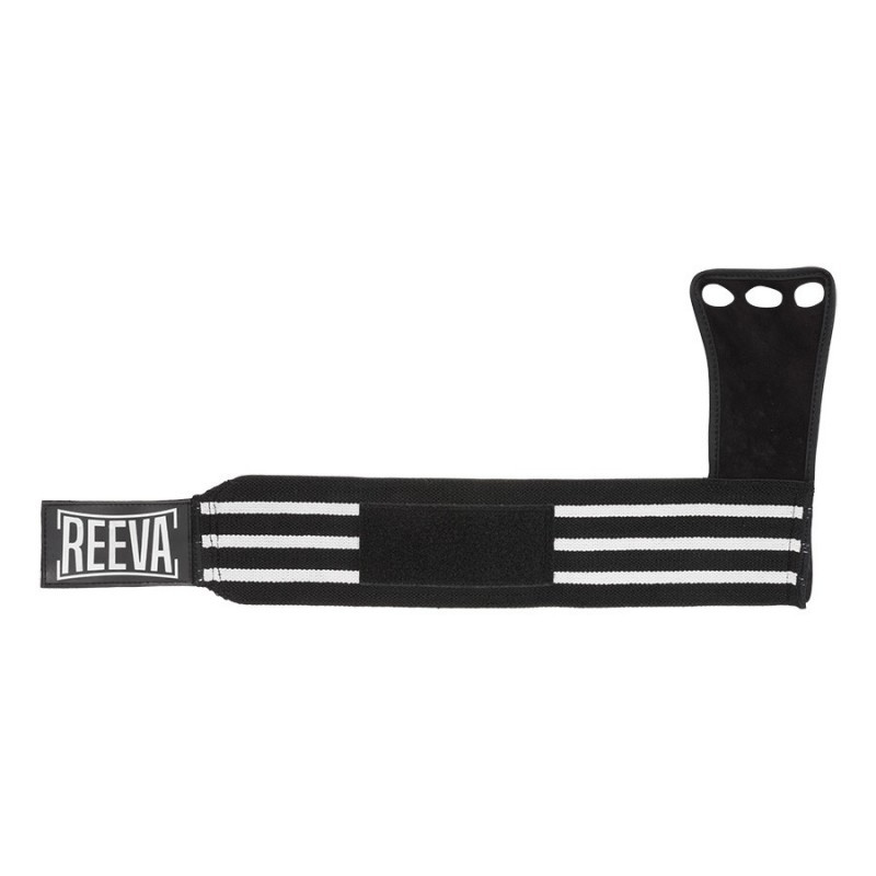 Maniques cuir avec strap REEVA - la paire 1