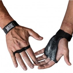 REEVA Agarraderas de piel de canguro - par