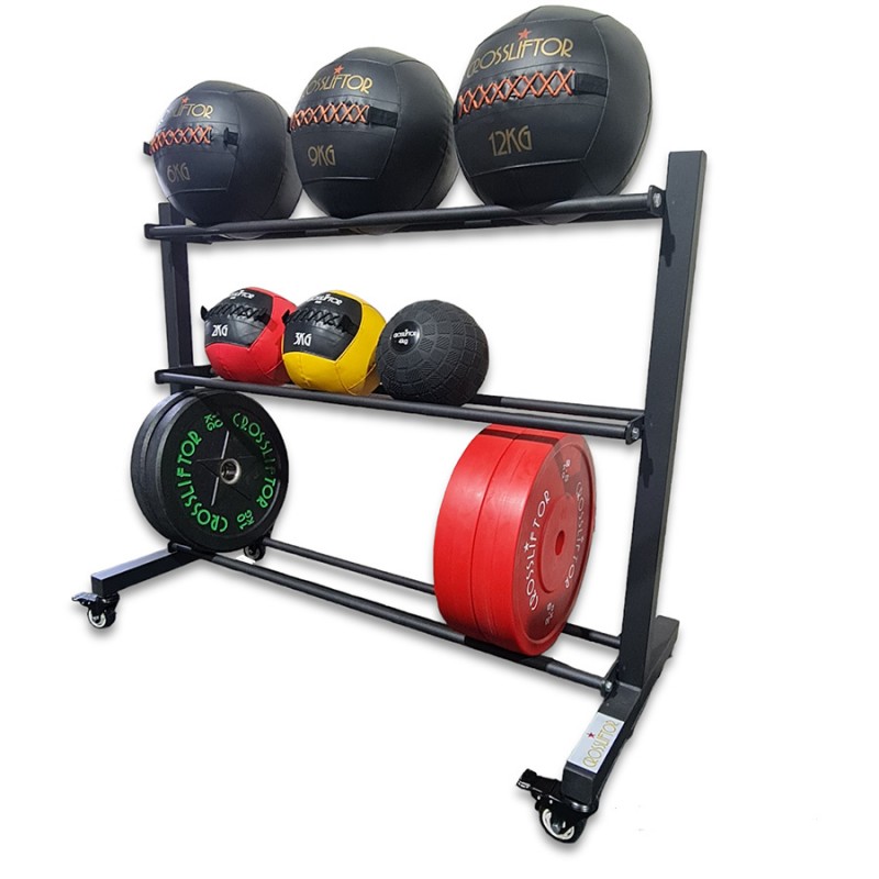 Mobile Wall Ball storage rack 1