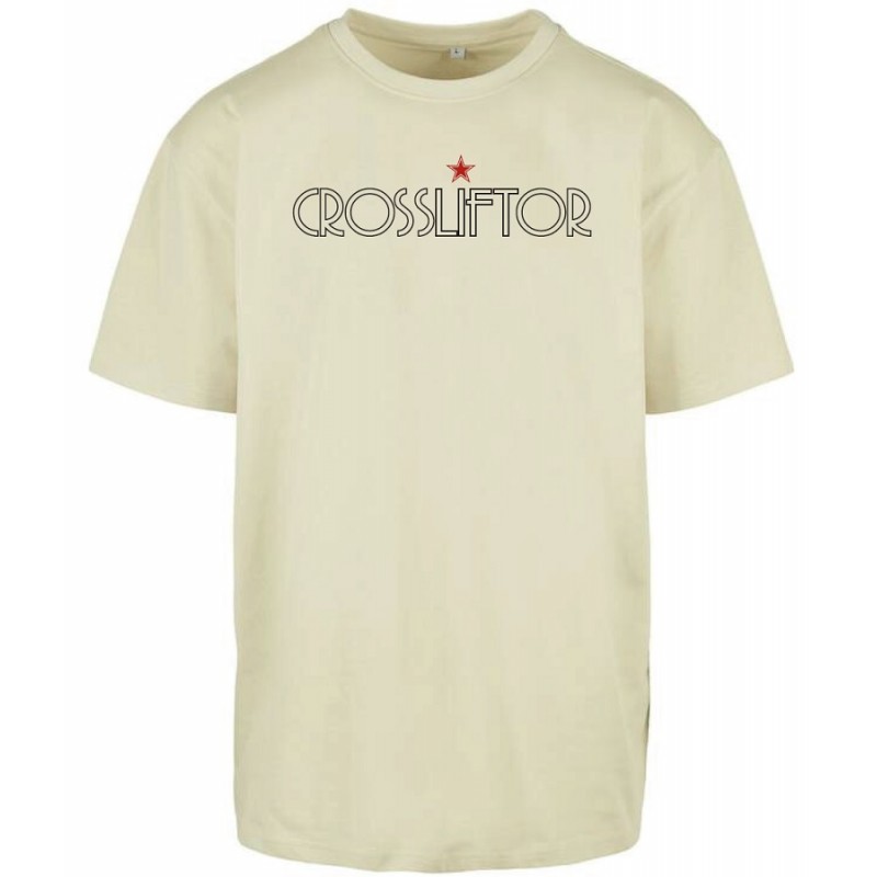 T-Shirt Oversize CrossLiftor Homme - Soft Yellow