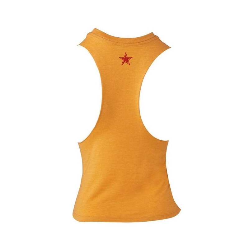 Dames CrossLiftor tanktop - Mosterd - Rugzijde Dames CrossLiftor tanktop - Mosterd - Rugzijde