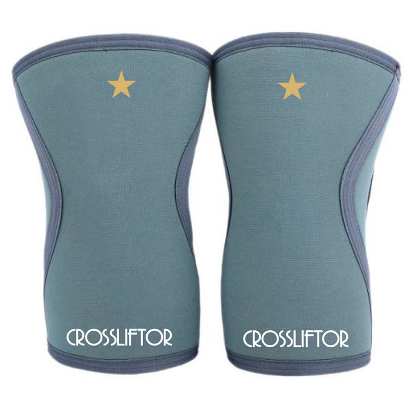 CrossLiftor 5mm Neopreen Kniebeschermers - Blauw - Paar CrossLiftor 5mm Neopreen Kniebeschermers - Blauw - Paar