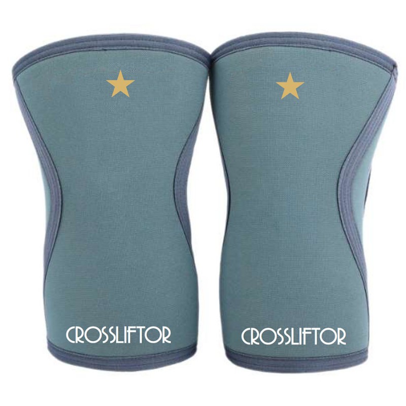 CrossLiftor 7mm Neoprene Knee Pads - Blue - Pair