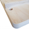 Pegboard met latten Pegboard met latten